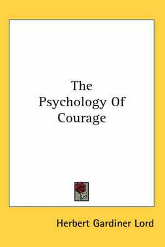 Cover image for The Psychology of Courage