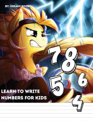 Cover image for Learn To Write Numbers For Kids