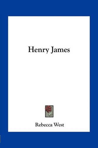 Cover image for Henry James