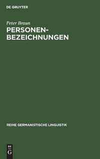 Cover image for Personenbezeichnungen