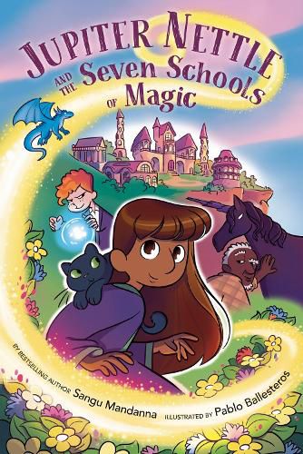 Cover image for Jupiter Nettle and the Seven Schools of Magic: A Graphic Novel