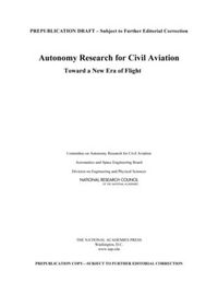 Cover image for Autonomy Research for Civil Aviation: Toward a New Era of Flight