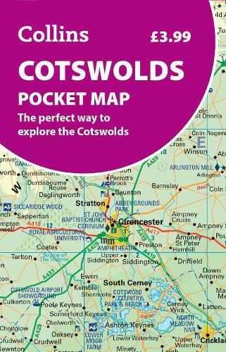 Cover image for Cotswolds Pocket Map
