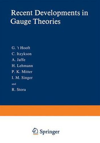 Cover image for Recent Developments in Gauge Theories