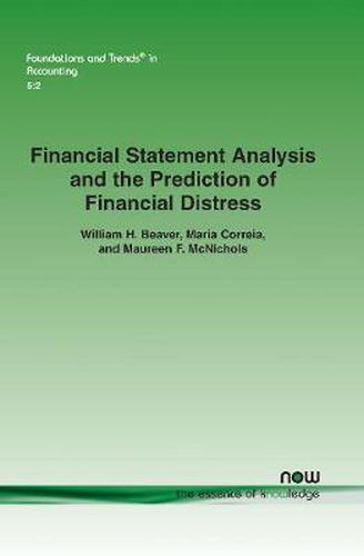 Cover image for Financial Statement Analysis and the Prediction of Financial Distress