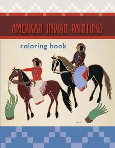 Cover image for American Indian Paintings Colouring Book