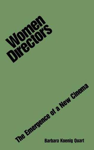 Cover image for Women Directors: The Emergence of a New Cinema