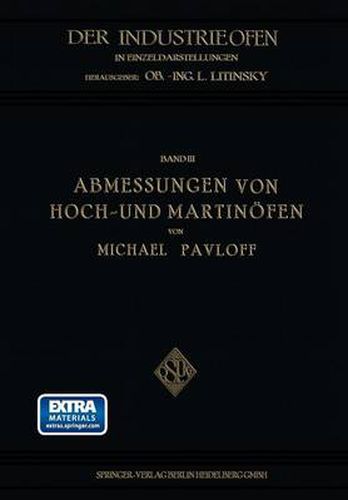 Cover image for Abmessungen Von Hoch- Und Martinoefen