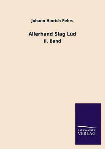 Cover image for Allerhand Slag Lud