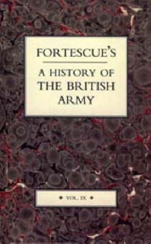 Fortescue's History of the British Army