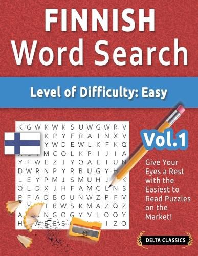 Cover image for Finnish Word Search - Level of Difficulty