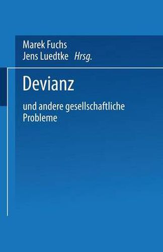 Cover image for Devianz: und andere gesellschaftliche Probleme