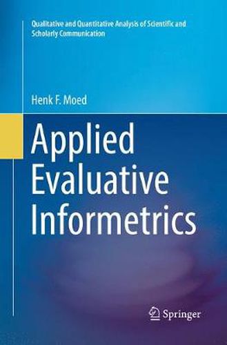 Cover image for Applied Evaluative Informetrics