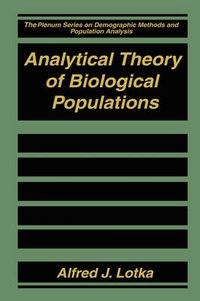 Cover image for Analytical Theory of Biological Populations