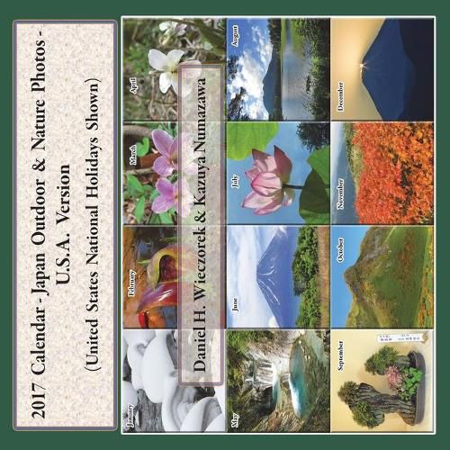 Cover image for 2017 Calendar - Japan Outdoor & Nature Photos - U.S.A. Version