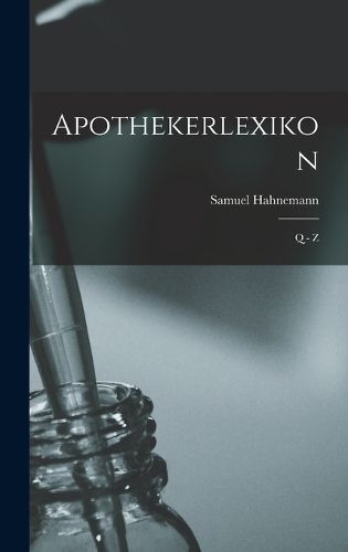 Cover image for Apothekerlexikon