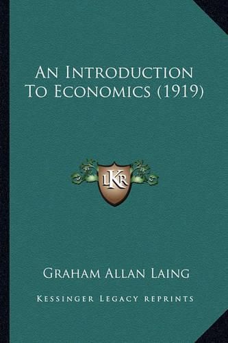 Cover image for An Introduction to Economics (1919)