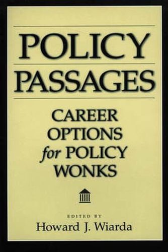 Policy Passages: Career Options for Policy Wonks