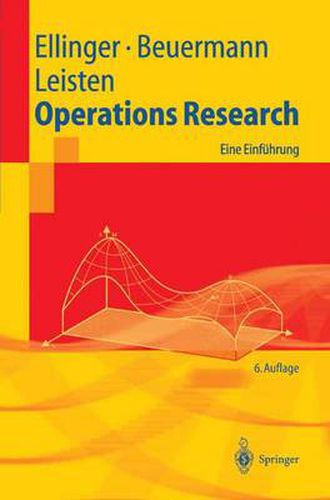 Cover image for Operations Research: Eine Einfuhrung