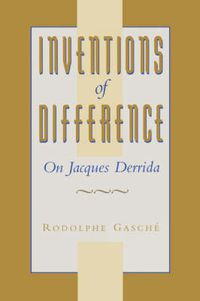 Cover image for Inventions of Difference: On Jacques Derrida