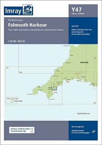 Cover image for Imray Chart Y47: Falmouth Harbour (Small Format)