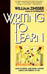 Cover image for Writing to Learn