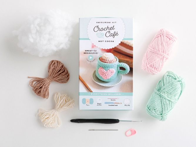 Cover image for Crochet Cafe Amigurumi Kit Hot Cocoa