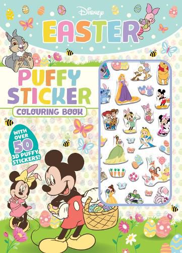 Cover image for Disney: Easter Puffy Sticker Colouring Book