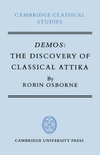 Cover image for Demos: The Discovery of Classical Attika