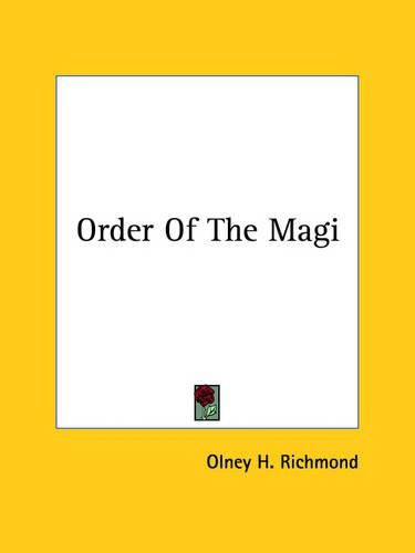 Cover image for Order of the Magi