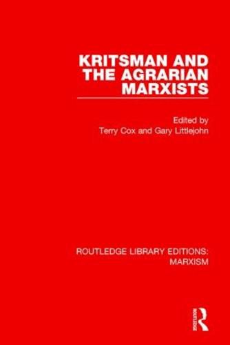 Kritsman and the Agrarian Marxists
