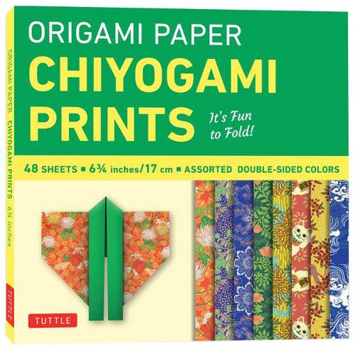 Cover image for Origami Paper 48 Sheet Chiyogami Prints 6 3/4" (17 cm)