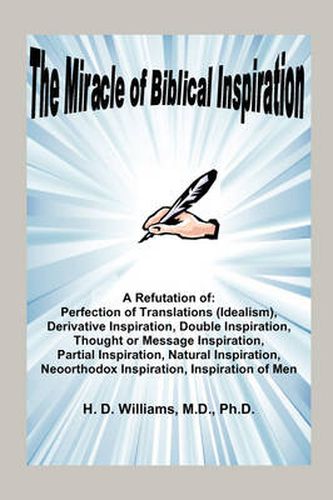 Cover image for The Miracle of Biblical Inspiration