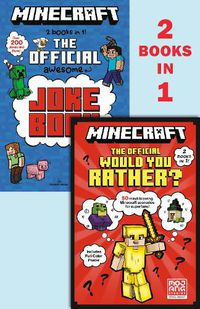 Cover image for Minecraft 2-in-1: The Official Would You Rather/The Official Joke Book (Minecraft)