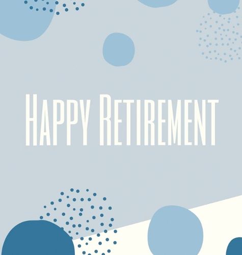 Cover image for Happy Retirement Guest Book (Hardcover)