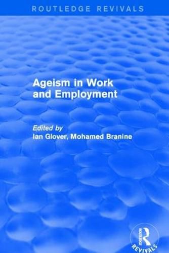 Cover image for Ageism in Work and Employment