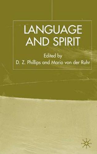 Cover image for Language and Spirit