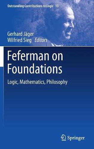 Cover image for Feferman on Foundations: Logic, Mathematics, Philosophy