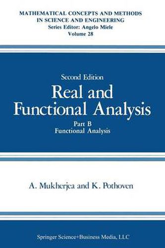 Cover image for Real and Functional Analysis: Part B Functional Analysis