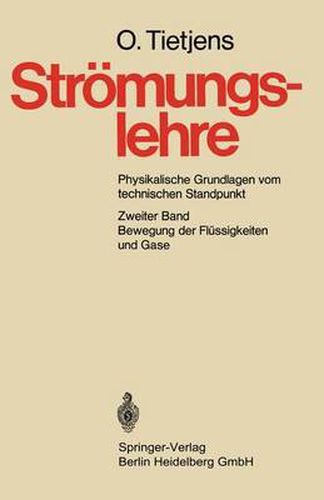 Cover image for Bewegung Der Flussigkeiten Und Gase