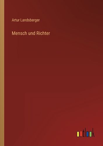 Cover image for Mensch und Richter