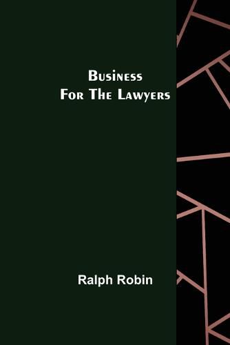 Cover image for Business For the Lawyers