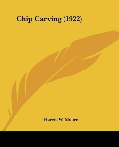Cover image for Chip Carving (1922)