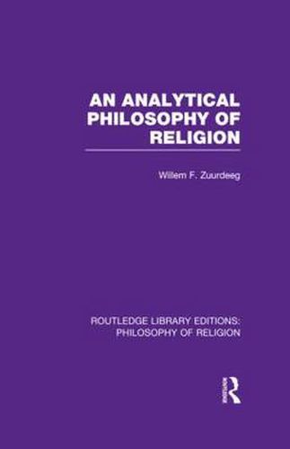 Cover image for An Analytical Philosophy of Religion