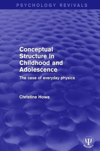 Cover image for Conceptual Structure in Childhood and Adolescence: The Case of Everyday Physics