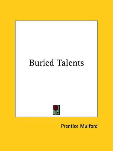 Cover image for Buried Talents