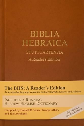 Cover image for Biblia Hebraica Stuttgartensia: A Reader's Edition