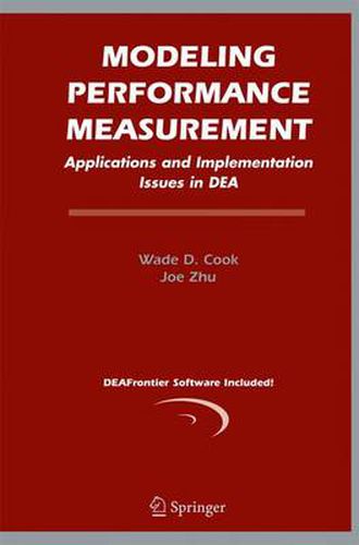 Cover image for Modeling Performance Measurement: Applications and Implementation Issues in DEA