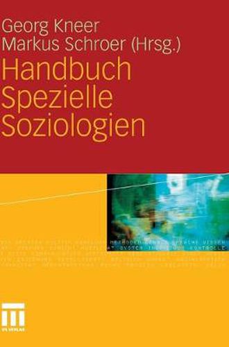 Cover image for Handbuch Spezielle Soziologien