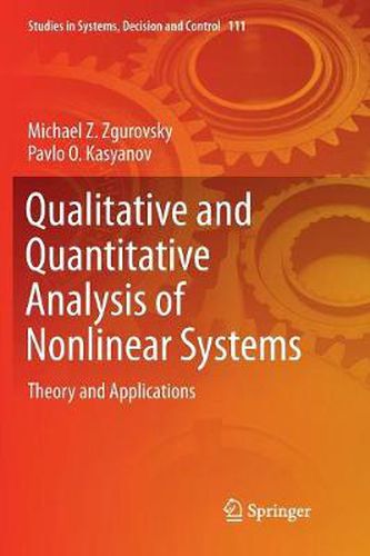 Cover image for Qualitative and Quantitative Analysis of Nonlinear Systems: Theory and Applications